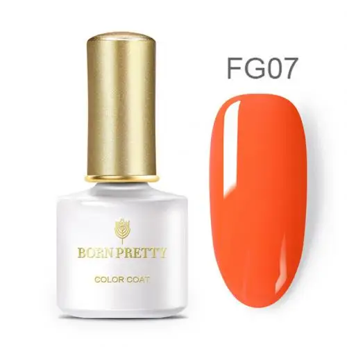 FG07 BORN PRETTY Candy лак для ногтей Светящаяся Краска Лак для ногтей флуоресцентный фототерапия лак для ногтей гель для маникюра Декор - Цвет: FG07