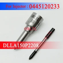 DLLA150P2208 0 433 de 172 037 Diesel común inyector para riel boquilla DLLA 150P2208 de combustible injecor boquilla P2208 para 0445120233