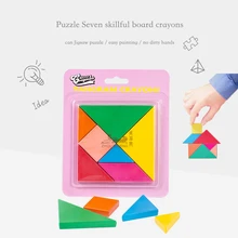 Дети карандаш головоломки канцелярские творческие 7 шт головоломки для игрушки раннего развития принадлежности для рисования безопасность и нетоксичность