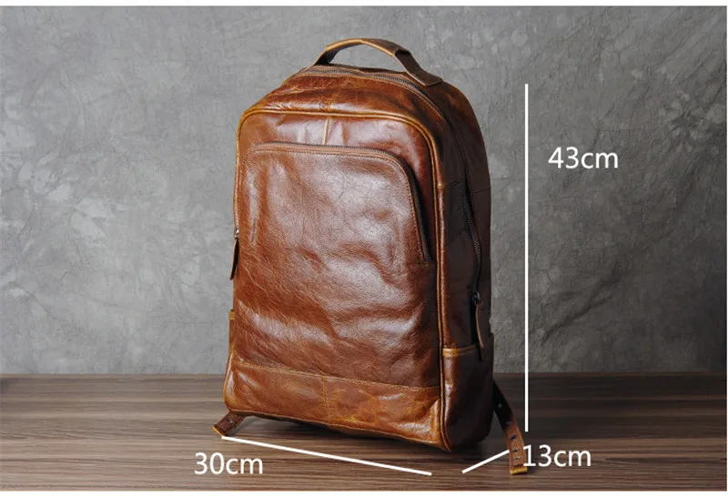 PNDME модный винтажный высококачественный мужской рюкзак из натуральной кожи, повседневные Простые Дизайнерские Сумки для книг, дорожные сумки для ноутбуков