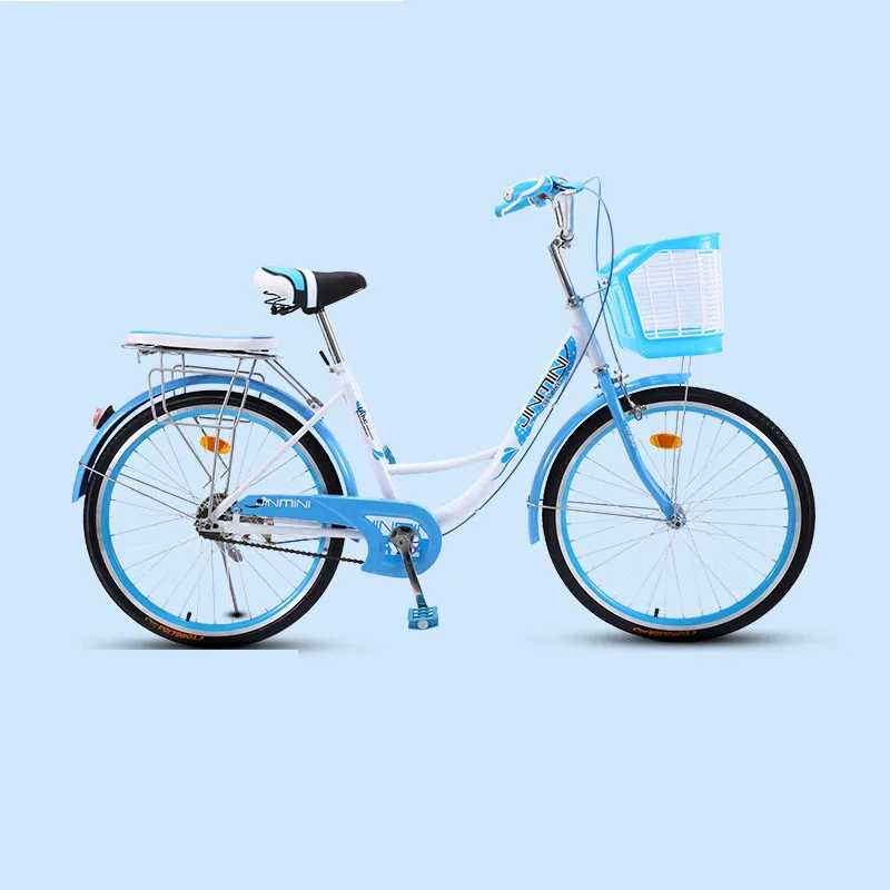 Bicycle Women's Bike 20 Inch Commuter City Retro Ladies Students Grils Leisure Light Car 2019 New Safer