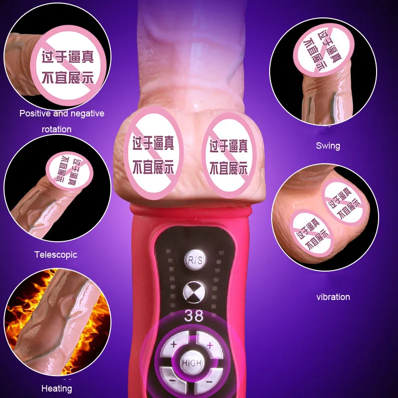 10 скоростей G Spot автоматический вибратор фаллоимитатор секс игрушка Отопление