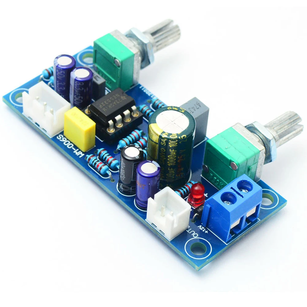 Басовый DC 12 25V HIFI фильтр NE5532 аксессуары для аудио нижних частот DIY сабвуфер