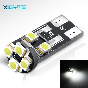 

1PCS T10 LED Canbus 8 SMD 3528 LED 194 168 W5W White Bulbs Auto Car Interior Instrument Dome for Trunk or License Plate