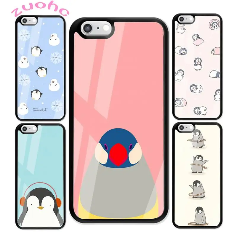 

Cute penguin Phone Case For iphone 12 pro max case 11 Pro MAX X XR XS SE 2020 6S 7 8 Plus Acrylic Plexiglass TPU