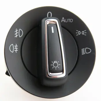 

Auto Car Headlight Control Switch Button For Bora Skoda Fabia For Lavida Plastic Metal Car Headlight Switch 5GG941431D