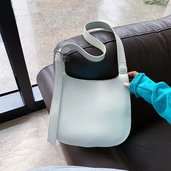 

Small PU Leather Bucket Bag For Women 2020 Elegant Shoulder Messenger Bag Female Travel Totes Lady Handbags and Purses