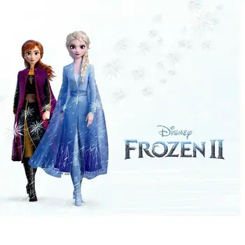 

Frozen 2 2019 Movie Anna Elsa Film Silk Fabric Wall Poster Art Decor Sticker Bright