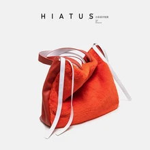 Год, оранжевая расцветка, меховая Лоскутная женская сумка, зимняя, из искусственной кожи, хорошее качество, сумка для покупок, большая ВМЕСТИТЕЛЬНОСТЬ