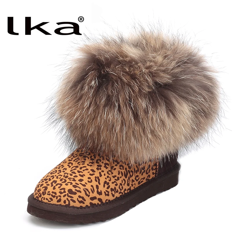 Австралийские классические женские короткие зимние ботинки из натуральной