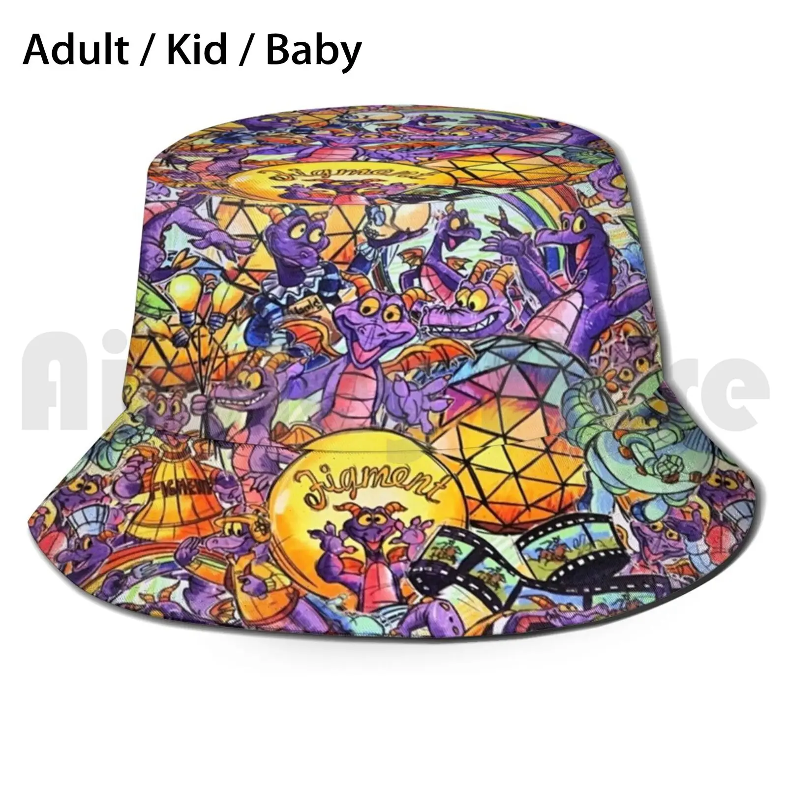 Sun Hat Figment Wdw Epcot Journey 