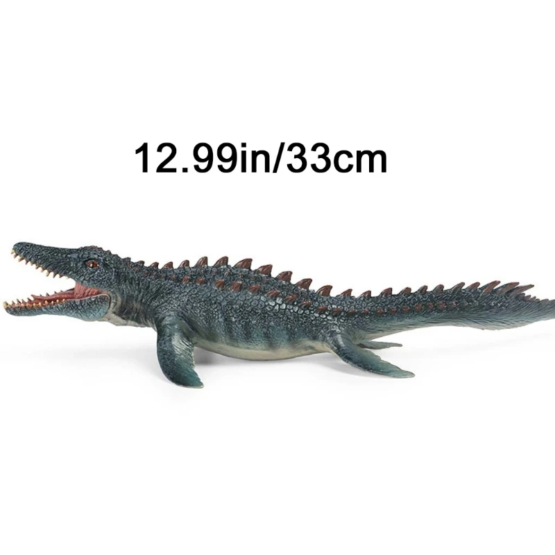 

Simulation Static Marine Animal Model Ornaments Movable Jaw Mosasaur Kids Toy