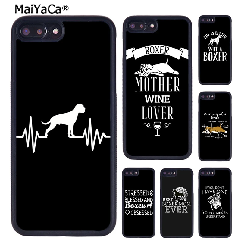 MaiYaCa стаффордширский бультерьер стаффи собака чехол для телефона iPhone 5 6 7 8 plus 11 pro X