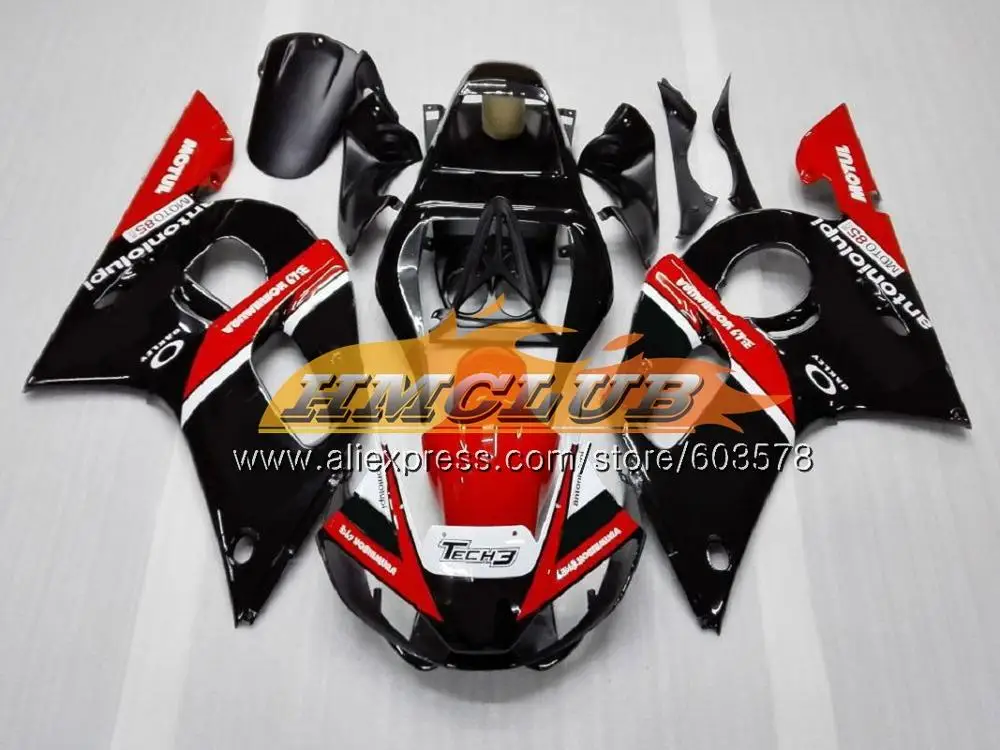 Корпус для YAMAHA YZF600 YZF-R6 1998 1999 2000 2001 2002 53CL. 11 красный, белый YZF R6 600 R 6 YZF-600 YZFR6 98 99 00 01 02 обтекателя - Цвет: No. 17