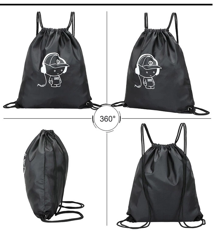 SNUGUG рюкзак со шнуровкой светящиеся спортивные сумки для женщин и мужчин открытый фитнес, тренажерный зал Сумка Для Обуви дорожные сумки для хранения
