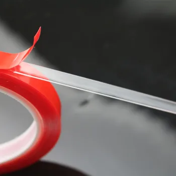 

10mmX 3m Car Double Side Tape Stickers Interior Car Accessories Acrylic Foam Transparent Adhesive Decoration Glue Sticker