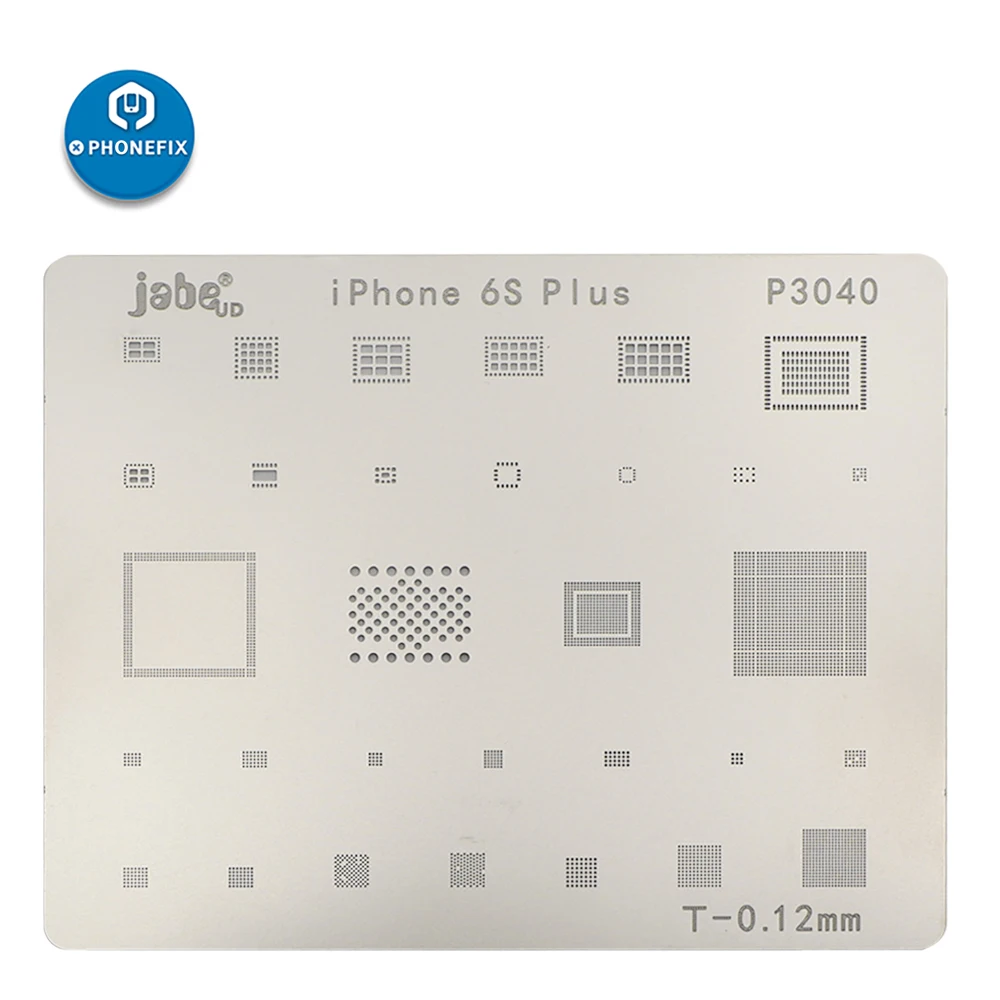 PHONEFIX мобильный телефон cpu NAND Flash BGA трафареты шаблон для iPhone X 8 8P 7P 7 6SP 6S 6 P 6 завод жестяная пластина