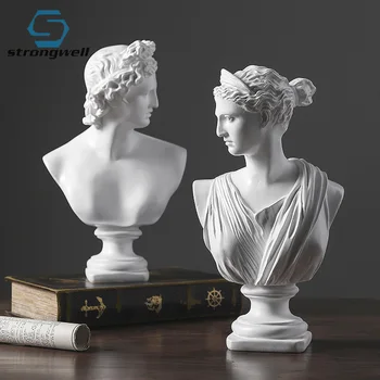 

Strongwell European Sketch Character Statue David Model Abstract Sculpture Desktop Showcase Props Home Decoration Artware Gift