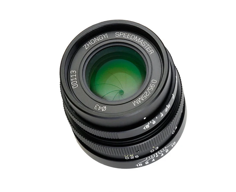 Mitakon Zhongyi Speedmaster 25 мм f/0 95 для M4/3 Micro Four Thirds M43 MFT камера GH4 OM D EM1 BMPCC|Объективы
