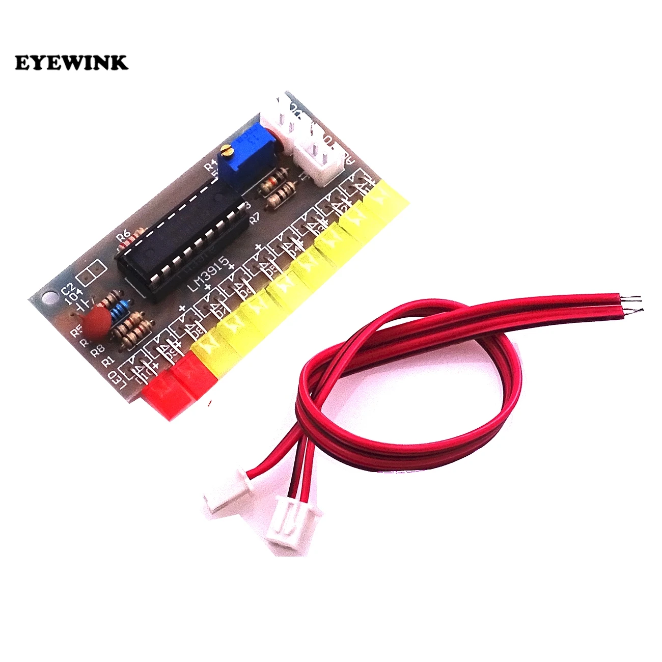 10Pcs LM3915 10 segment Audio Level Indicator LED Module Kit Parts Fun DIY Electronic Production Suite Trousse DC 9V - 12V | Электронные