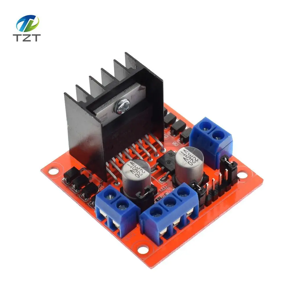 Специальные акции 5 шт./лот L298N плата драйвера двигателя Модуль L298 для arduino шаговый двигатель умный автомобиль робот