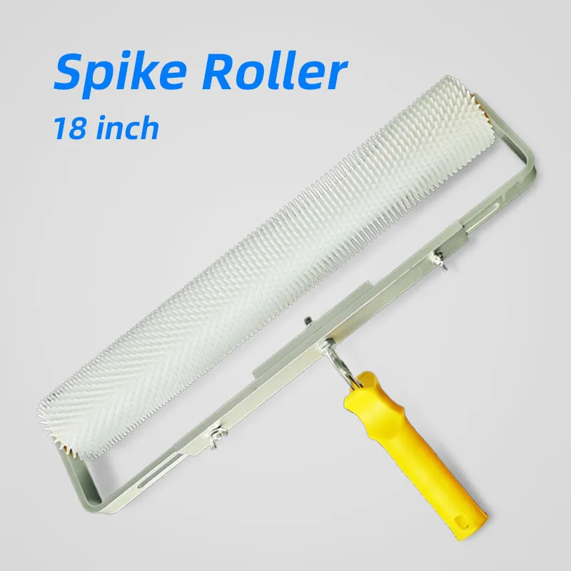 18inch Spiked Roller 46cm Self-leveling Roller Plastic Roller Spike Roller for Epoxy Floor Paint Tool Professtion handmade plastic model epoxy filling model jewelry making supplies 264e