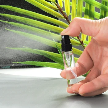 

2ML 3ML 5ML 10ML Portable Glass Spray Bottle Empty Perfume Atomizer Mini Sample Test Tube Bottle Clear Glass Vials DW