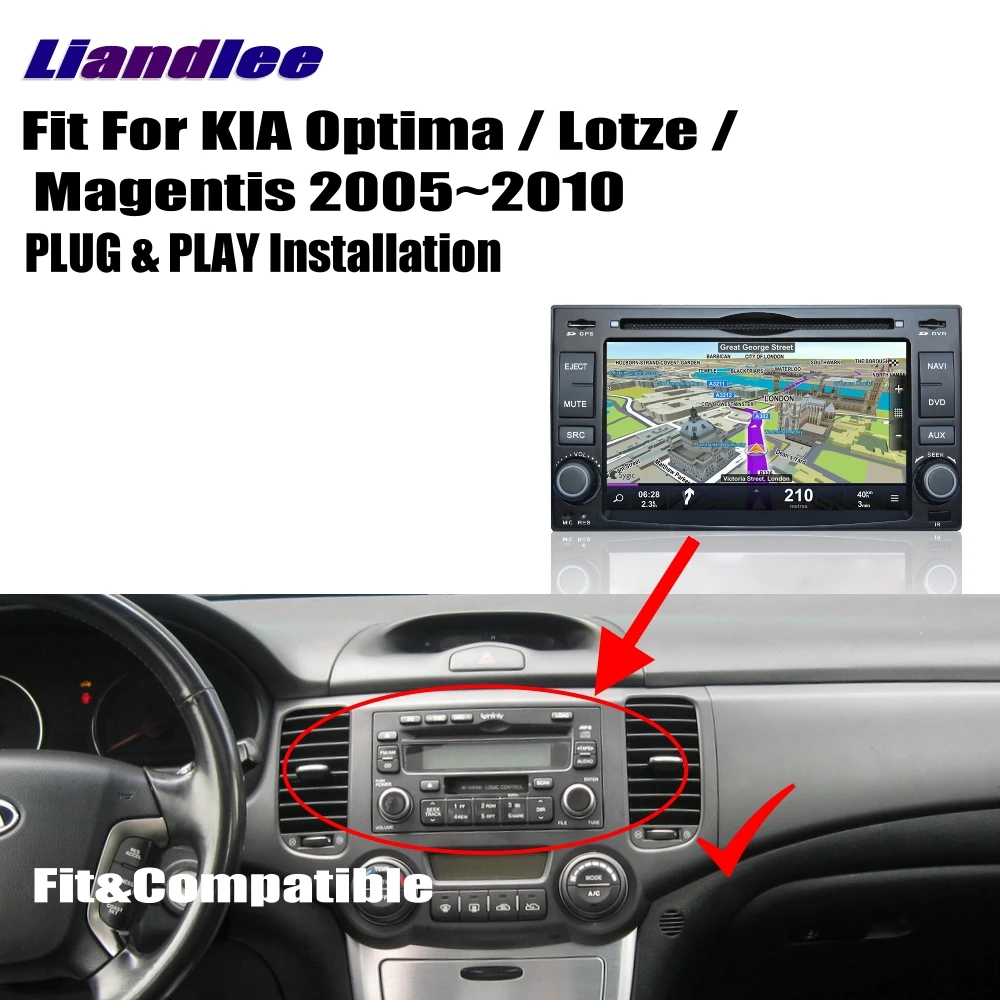 Автомагнитола на Android мультимедийный экран для KIA Optima/Lotze/Magentis 2005 ~ 2007 2008 2009 2010 CD DVD
