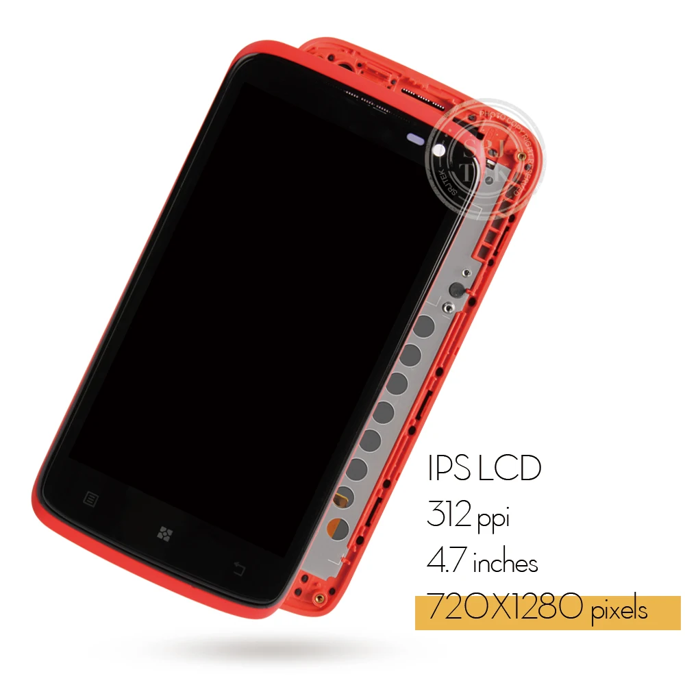 Продажа Оригинальный новый черный белый красный для lenovo S820 lcd кодирующий преобразователь сенсорного экрана в сборе запасные части для lenovo S820 диспле...