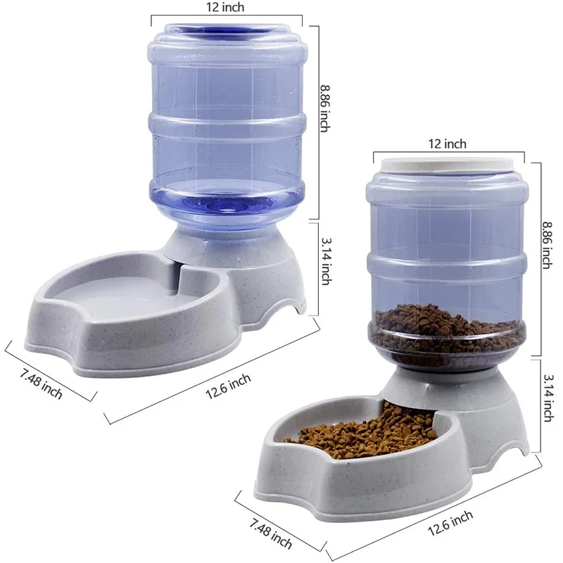 Pet Water Dispenser & Automatic Feeder Image