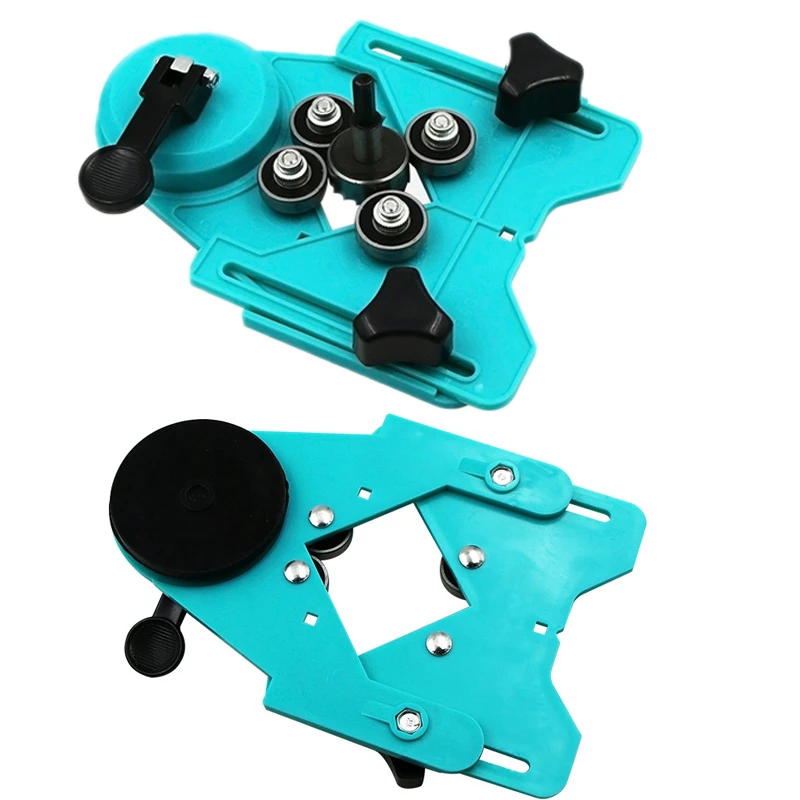 

Realmote 4-83mm Adjustable Diamond Drill Bit Tile Glass Hole Saw Core Guide With Vacuum Base Sucker Openings Locator Tools