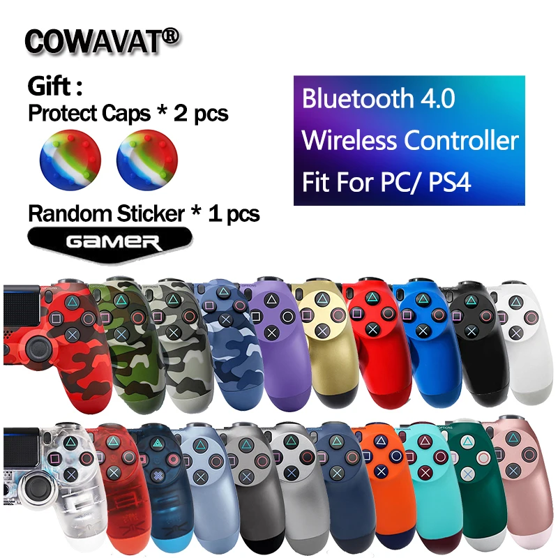 

Bluetooth Wireless Controller Fit for PlayStation 4 Dualshock PS4 Console Gamepads Wireless Joystick for PC Comes with USB Cable