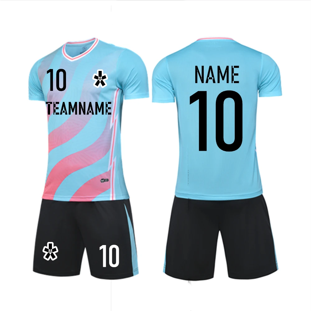 Kids Adult Soccer Jersey Set Women Men Football Uniform Child Kit Survetement Football Training Wear Shirt Shorts Sports Suit