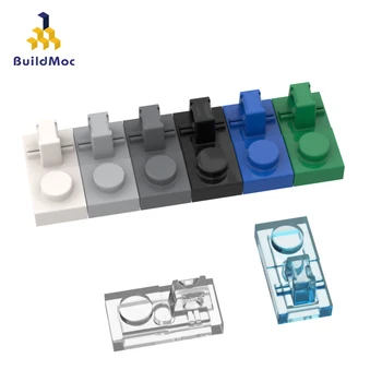

BuildMOC 30383 1x2 top hinged plate ldd30383 Brick For Building Blocks Parts DIY Educational Tech Parts Toys