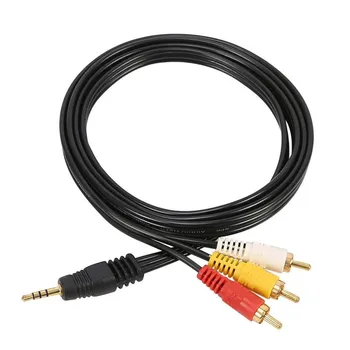 

3.5mm to 3 RCA Male Audio Cable Stereo AUX Cable Adapter Cable For Speaker TV Box CD DVD Player