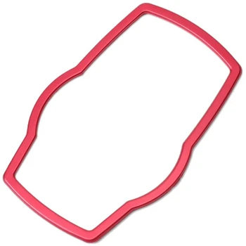 

Red Car Interior Multimedia Button Cover Decor Molding Trim Decoration for BMw E81 E87 F30 F31 F34 F32 F10 F11