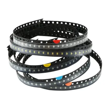 

Durable 6value 300pcs SMD LED 0805 Superbright LEDs Assorment Kit Electronic Component LEDs Assorment Kit