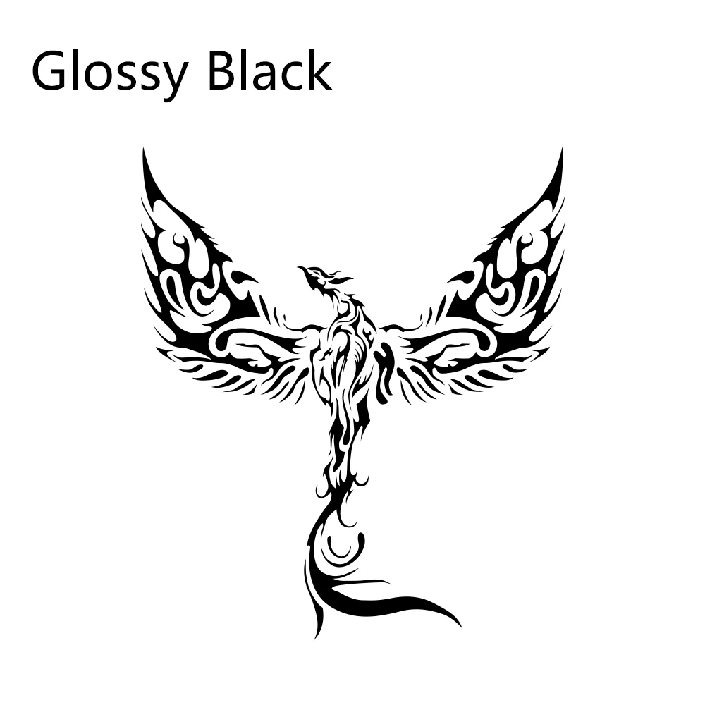 glossy black