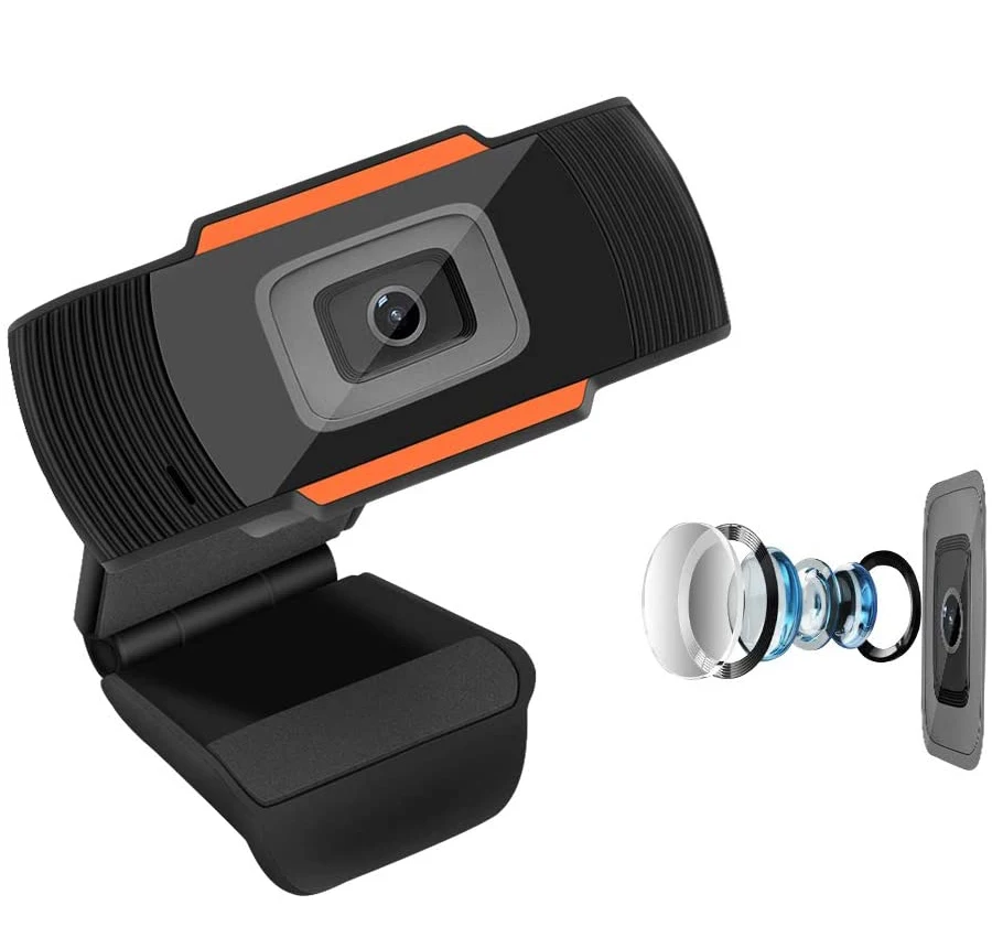 Webcam 720P HDWeb Camera with Built-in HD Microphone 1280 x 720p USB Plug n Play Web Cam Widescreen Video | Компьютеры и офис