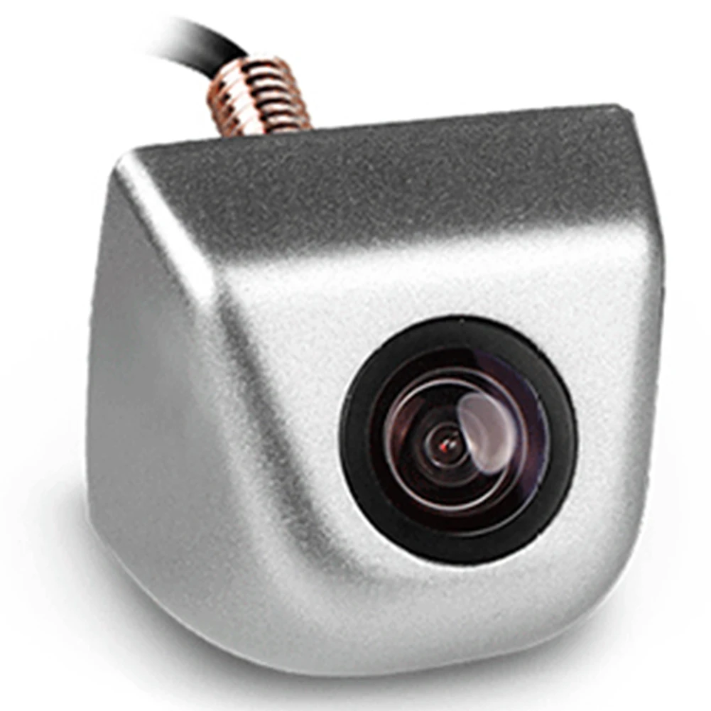 Серый Автомобильная парковка Широкоугольный CCD HD ночное видение запись с камеры заднего обзора водонепроницаемый - Название цвета: Серый