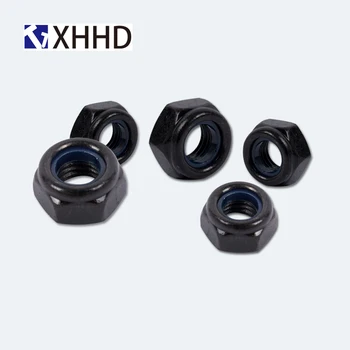 

Nylon Lock Nuts Metric Threaded Nutsert Self-Locking Hex Insert Locknut M2 M2.5 M3 M4 M5 M6 M8 M10 M12 Black Steel