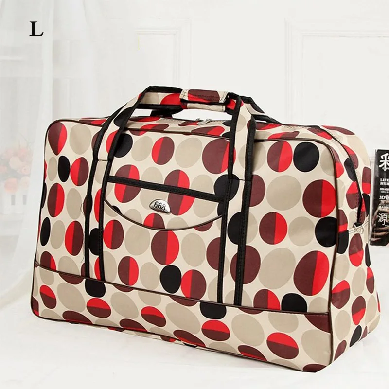 L 08 travel bag Большая Вместительная дорожная сумка, модные женские багажные сумки, многофункциональные спортивные дорожные сумки для путешествий, водонепроницаемая сумка из ткани Оксфорд для выходных - Цвет: L 08 travel bag