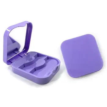 

1box False Strip Eyelash Mini Travel Case Lash Storage Box Organizer Container