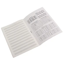 32 pages musique manuscrit feuille cahier Stave Notation papier carnet de notes