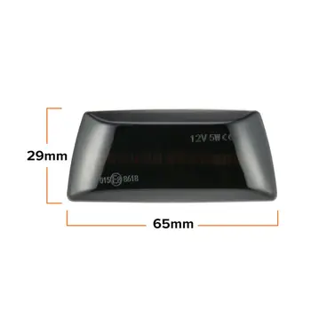 

2pcs Car LED Side Marker Turn Signal Light Indicator Suitable For Astra H 2004-2010 Car Side Marker Turn Signal Lights