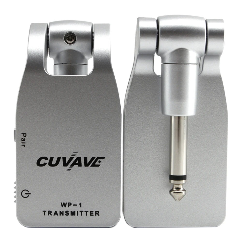 Wireless Guitar System Transmitter Receiver Built-in Rechargeable Battery 30 m Transmission Range Universal Electric Bass