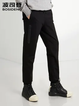 

BOSIDENG DOWN PANTS winter thicken warm pants legging Duck Down Padded Trousers Male BlackB90141053