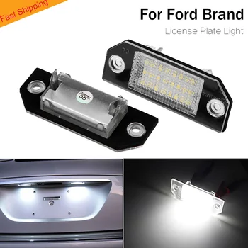 

For car LED License Plate Light lamp ultra bright for Ford Focus C-MAX MK2 LED Light Plate lighting No Error Code 2020 arrival