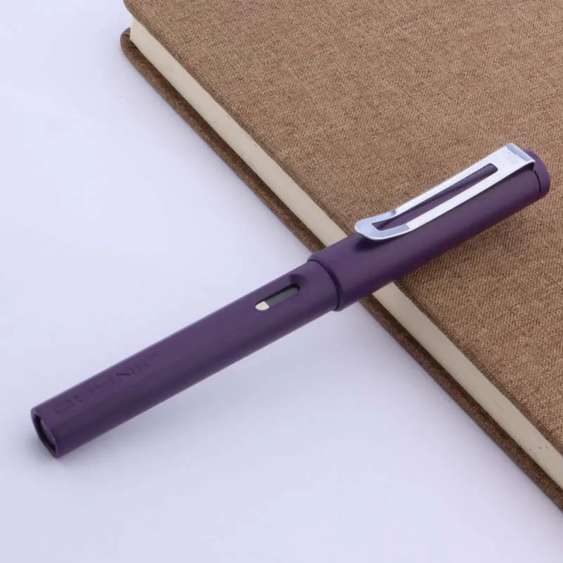 Jinhao 599 матовый фиолетовый лакированный SilverTrim M перьевая ручка