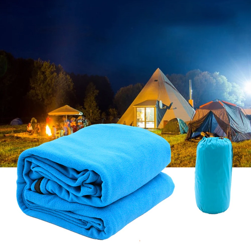 

Portable Sleeping Bag Outdoor Camping Travel Hiking Multifunction Spring Winter Warm Fleece Tent